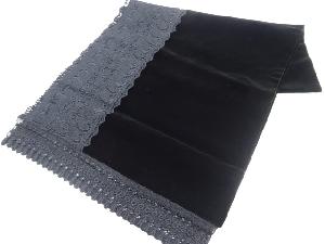 ビロードレース花模様ショール